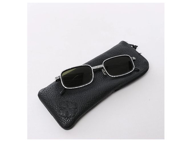 Autre Marque Gafas de sol Capote AC222 en Green x Silver Verde - vista 12