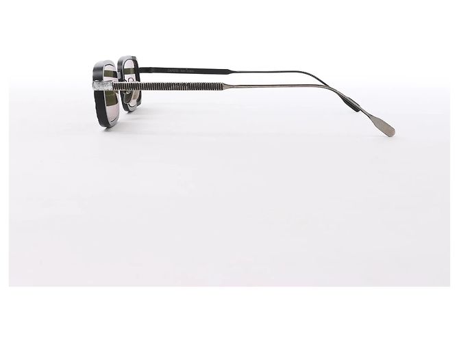 Autre Marque Gafas de sol Capote AC222 en Green x Silver Verde - vista 2