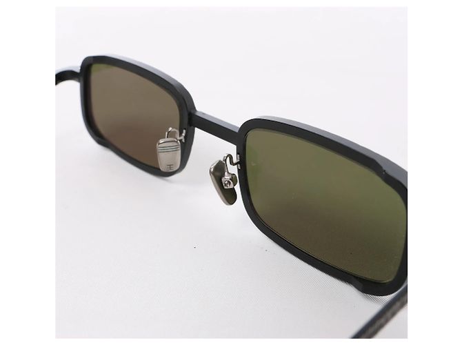 Autre Marque Gafas de sol Capote AC222 en Green x Silver Verde - vista 7