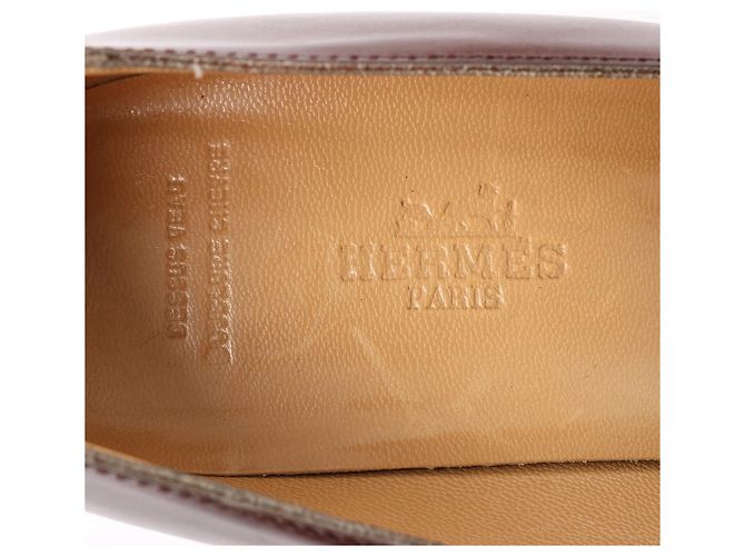 Hermès HERMES Kelly Lederpumps in Braun, Größe 38 EU - Ansicht 6