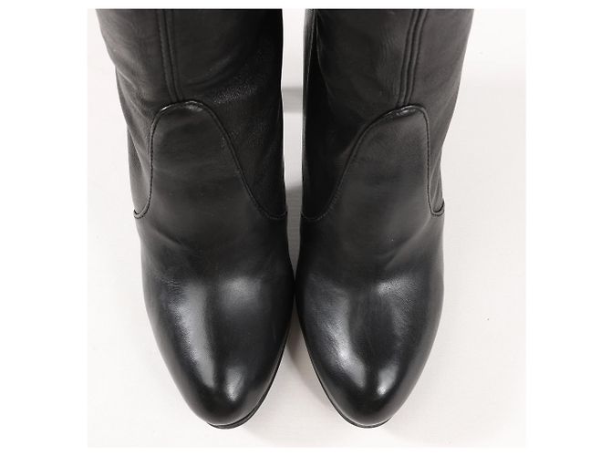 Stuart Weitzman Vidaland 100mm Over-the-knee Boots in Schwarz, Größe 39.5 EU Beige - Ansicht 11
