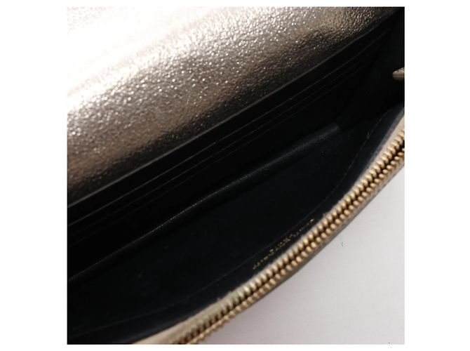 Autre Marque Borsa a tracolla Saint Laurent Paris Kate Small Tassel in glitter argento Nero - vista 12