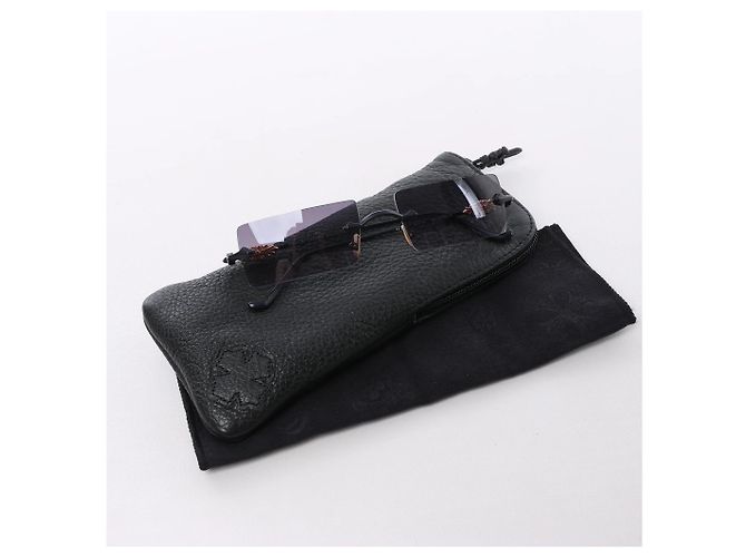 Gafas de sol Chrome Hearts HELLZ BELLZ chapadas en oro en Gray Metálico - vista 11