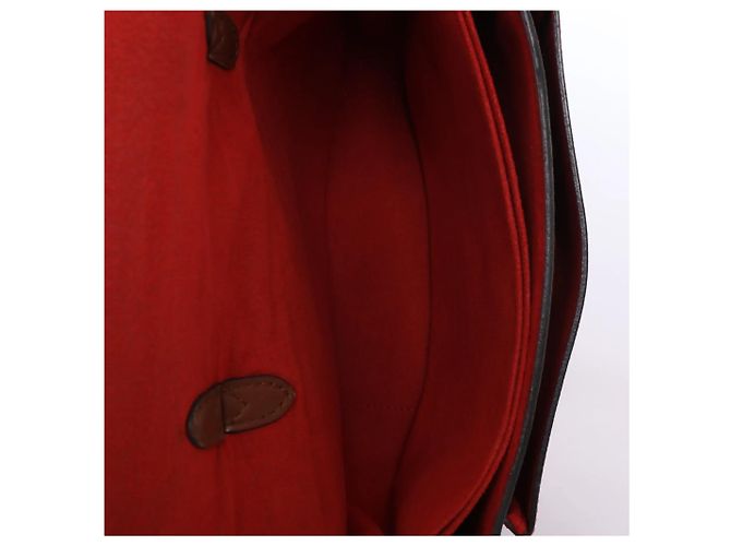 Louis Vuitton Vaugirard PM Monogram in Brown x Red M44548 Rosso - vista 12