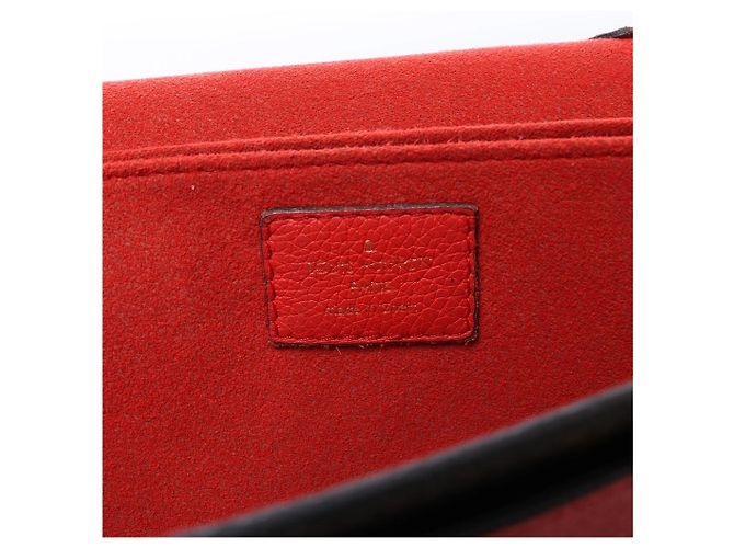 Louis Vuitton Vaugirard PM Monogram in Brown x Red M44548 Rosso - vista 14
