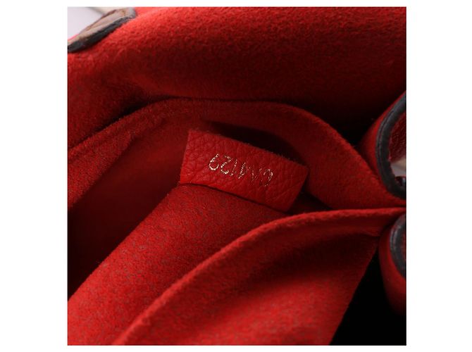 Louis Vuitton Vaugirard PM Monogram in Brown x Red M44548 Rosso - vista 15