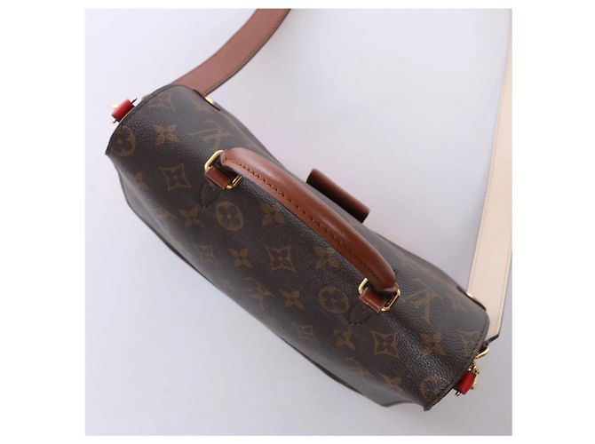 Louis Vuitton Vaugirard PM Monogram in Brown x Red M44548 Rosso - vista 6
