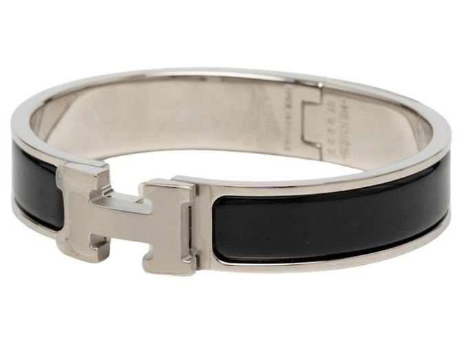 Hermès Pulsera Hermes Click H PM Negro Plata - vista 2