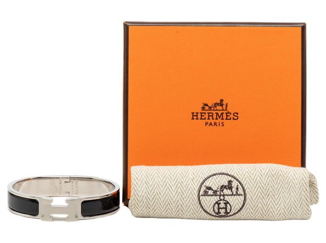 Hermès Pulsera Hermes Click H PM Negro Plata - vista 6