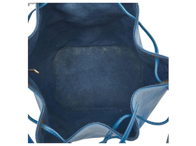 Bolso de hombro Louis Vuitton Epi Noe Azul - vista 10