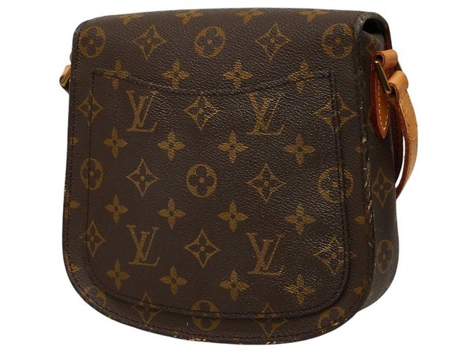 Sac bandoulière Louis Vuitton Monogram Saint Cloud MM Marron - vue 2