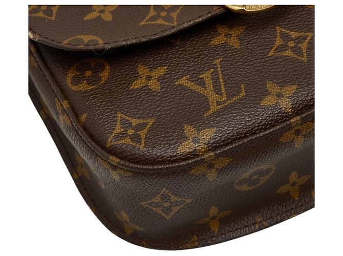 Sac bandoulière Louis Vuitton Monogram Saint Cloud MM Marron - vue 5
