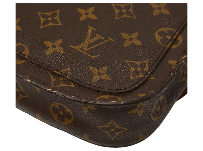 Sac bandoulière Louis Vuitton Monogram Saint Cloud MM Marron - vue 6