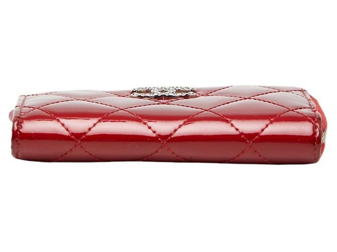Monedero Chanel Matelassé Coco Mark Roja - vista 3