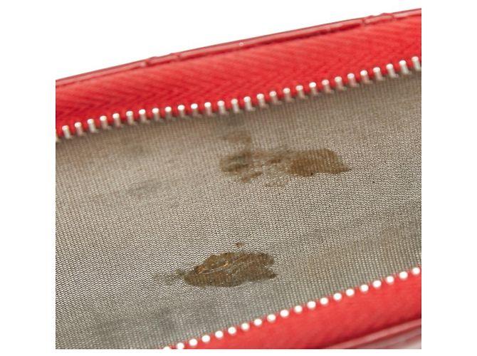 Monedero Chanel Matelassé Coco Mark Roja - vista 6