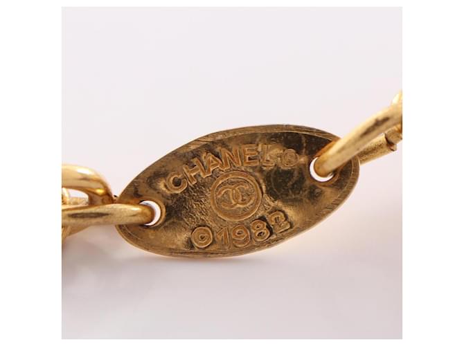 Collana lunga Chanel Coco Mark placcata oro D'oro - vista 4