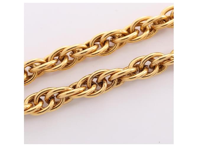 Collana lunga Chanel Coco Mark placcata oro D'oro - vista 7