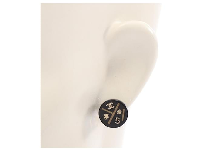 Orecchini a clip Chanel Coco Mark Icon Nero D'oro - vista 4