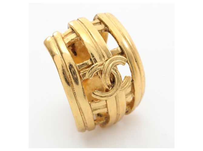 Timeless Orecchini a clip Chanel Coco Mark placcati in oro D'oro - vista 5