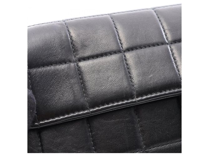 Borsa a tracolla Chanel Chocolate Bar Nero - vista 10