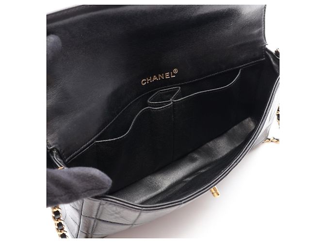 Borsa a tracolla Chanel Chocolate Bar Nero - vista 3