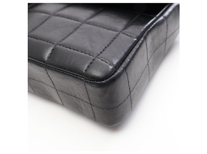Borsa a tracolla Chanel Chocolate Bar Nero - vista 7