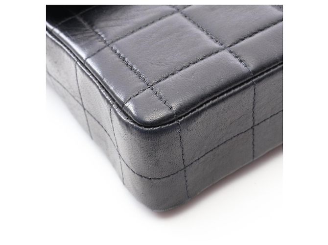 Borsa a tracolla Chanel Chocolate Bar Nero - vista 8