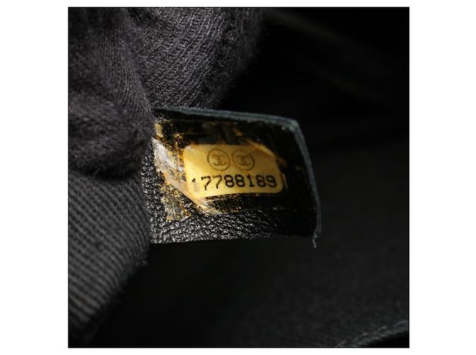 Borsa Tote Chanel Paris Biarritz Nero Blu navy - vista 5