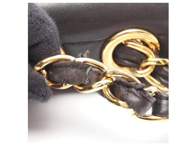 Chanel Mademoiselle Large Coco Mark Schultertasche Schwarz - Ansicht 10