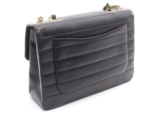 Chanel Mademoiselle Large Coco Mark Schultertasche Schwarz - Ansicht 2