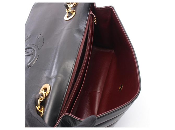 Chanel Mademoiselle Large Coco Mark Schultertasche Schwarz - Ansicht 3