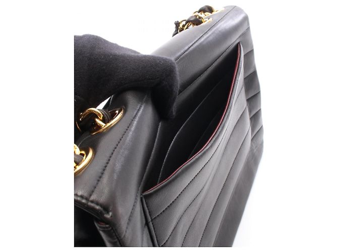 Chanel Mademoiselle Large Coco Mark Schultertasche Schwarz - Ansicht 6