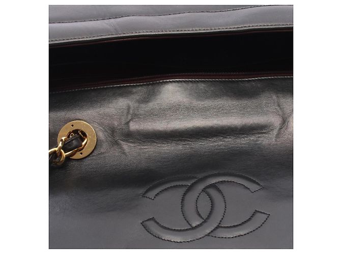 Chanel Mademoiselle Large Coco Mark Schultertasche Schwarz - Ansicht 8