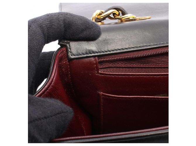 Chanel Mademoiselle Large Coco Mark Schultertasche Schwarz - Ansicht 9