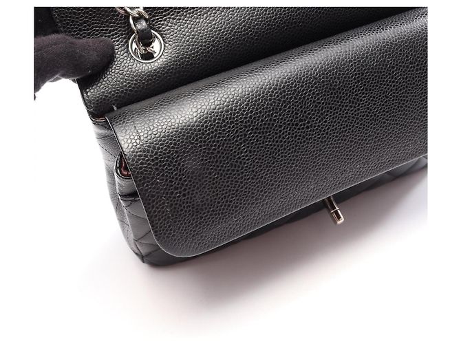 Timeless Borsa a tracolla Chanel Matelassé Double Flap Nero - vista 9