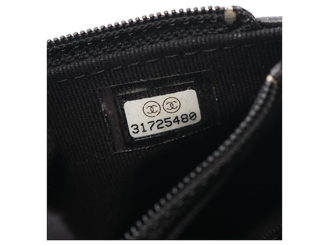 Borsa a tracolla Chanel Matelassé con catena di perle Nero - vista 5