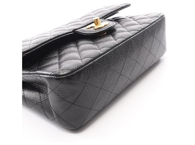Borsa a tracolla Chanel Matelassé Double Flap Nero - vista 11
