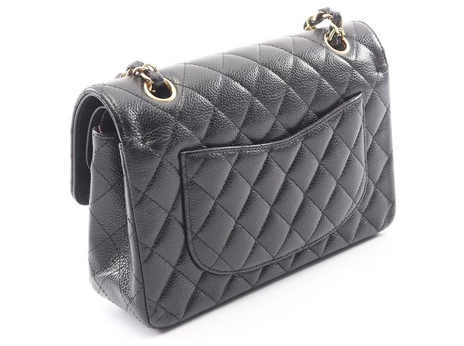 Borsa a tracolla Chanel Matelassé Double Flap Nero - vista 2