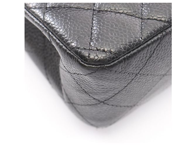 Borsa a tracolla Chanel Matelassé Double Flap Nero - vista 7