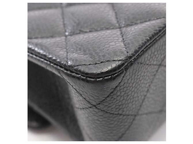 Timeless Borsa a tracolla Chanel Matelassé Double Flap Nero - vista 8
