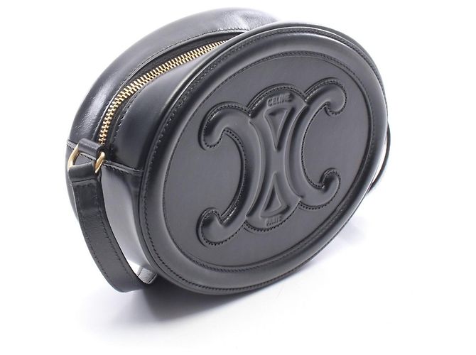Céline Borsa a tracolla ovale Celine Cuile Triomphe Nero - vista 2