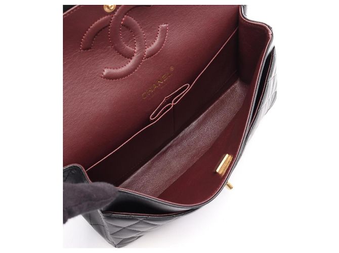 Timeless Borsa a tracolla Chanel Matelassé Double Flap Nero - vista 3