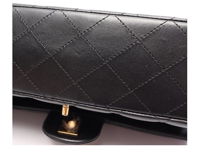 Timeless Borsa a tracolla Chanel Matelassé Double Flap Nero - vista 8