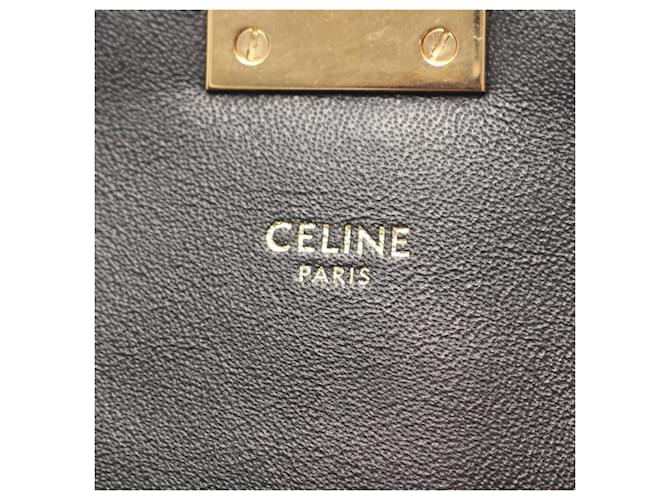 Céline Borsa a tracolla Celine C Medium Nero - vista 4