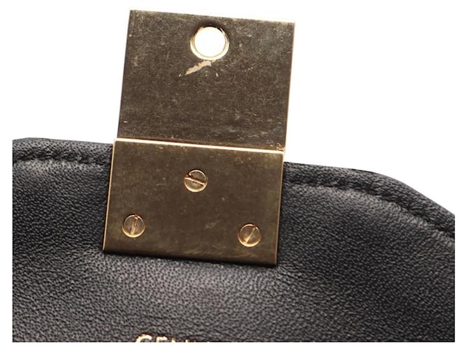 Céline Borsa a tracolla Celine C Medium Nero - vista 5