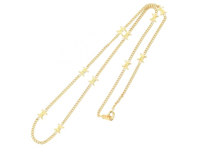 Céline Collana Celine Macadam placcata oro D'oro - vista 2