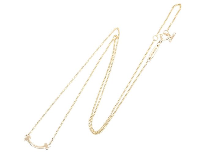 Collana Tiffany & Co. T Smile Mini in oro rosa 18K D'oro - vista 2