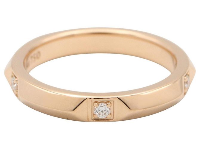 Anello Fede Tour Tiffany & Co. in oro rosa 18K e diamanti D'oro - vista 2