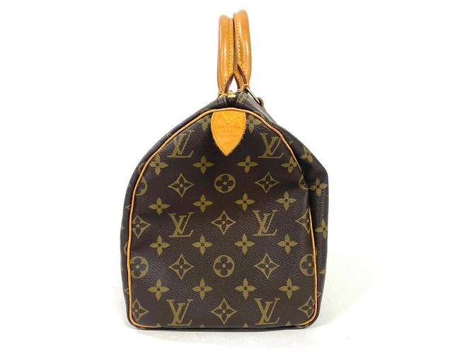 Borsa Louis Vuitton Speedy 30 Marrone Monogramma - vista 2