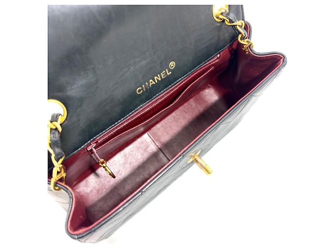 Borsa a tracolla con catena Chanel Matelassé Nero - vista 5